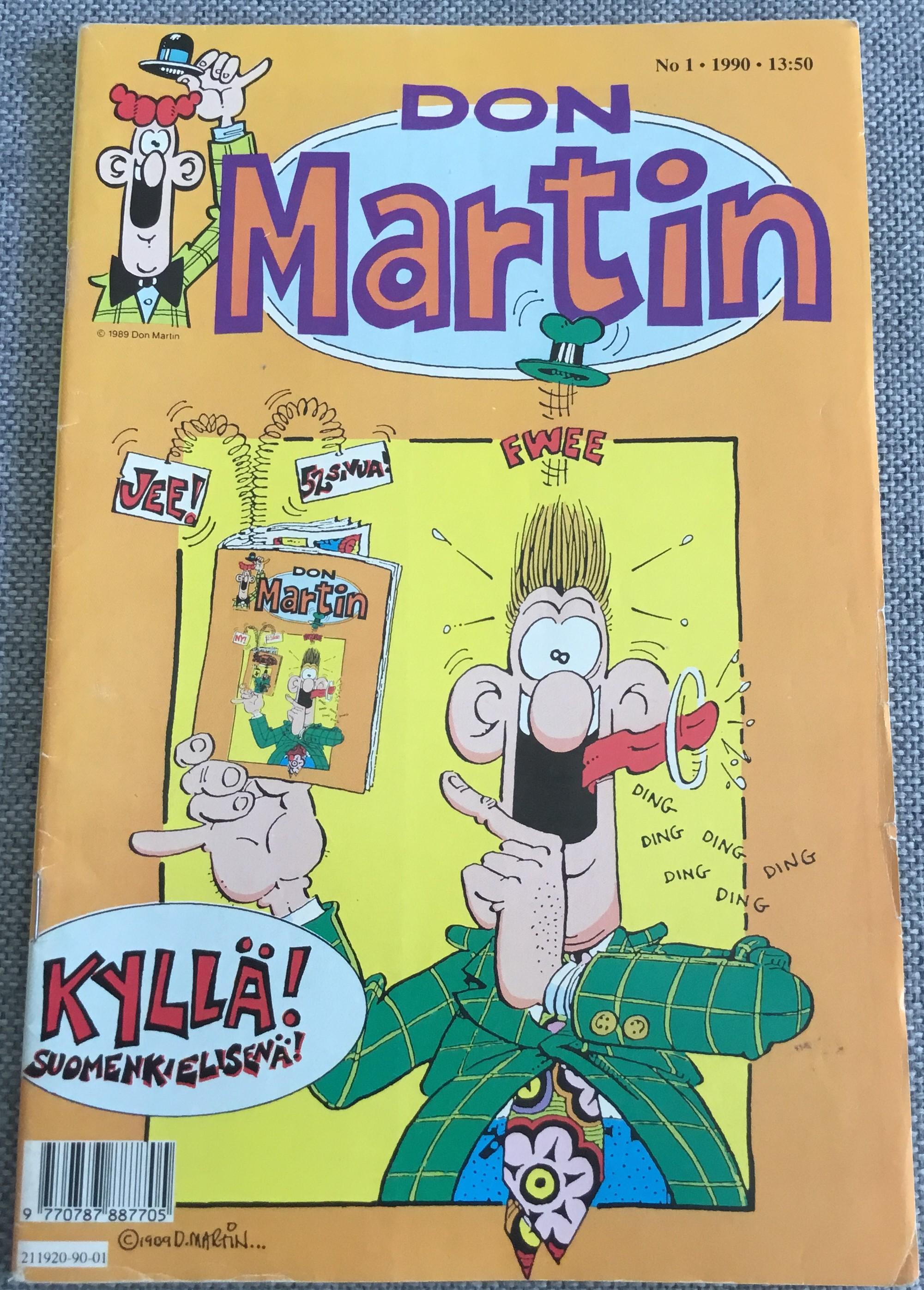 Finnish Don Martin Comic 1990 #1 • Finland
