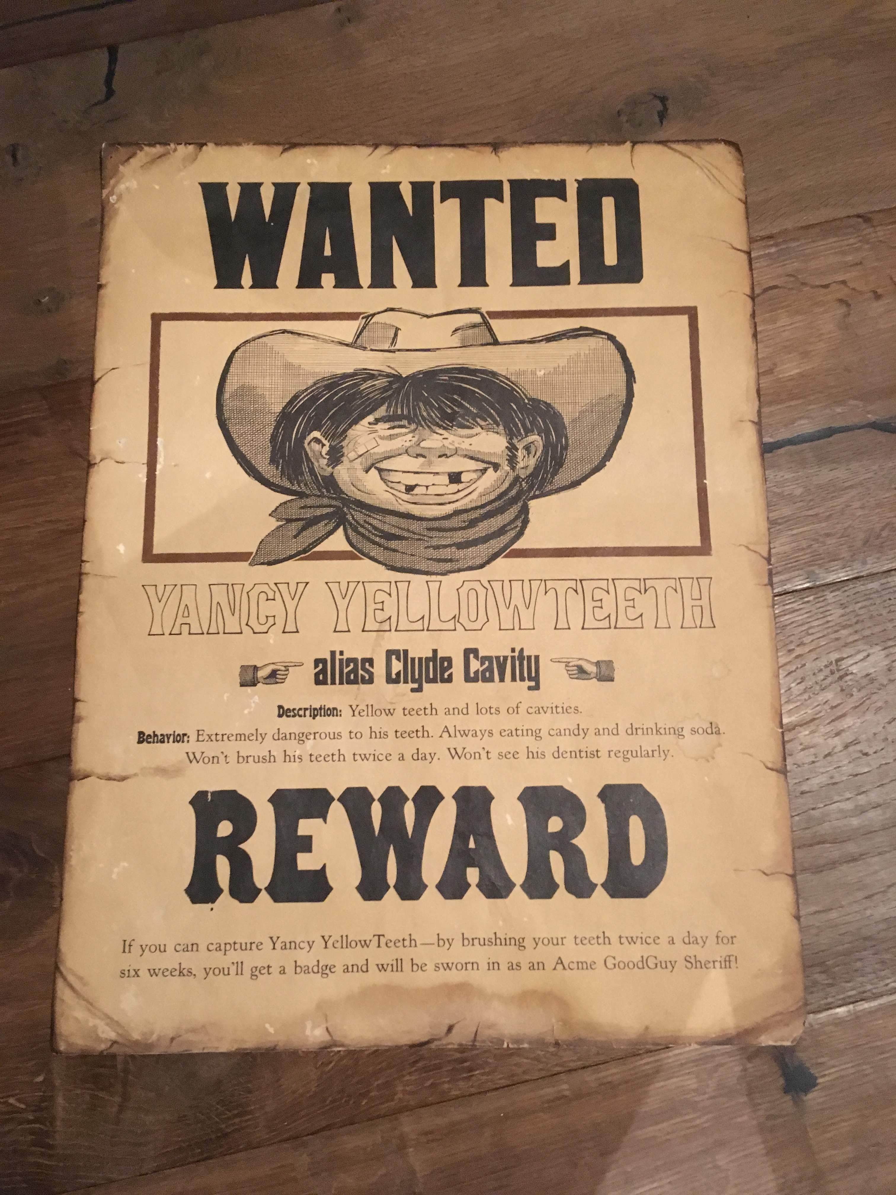 Poster Wanted Pre-MAD Alfred E. Neuman • USA