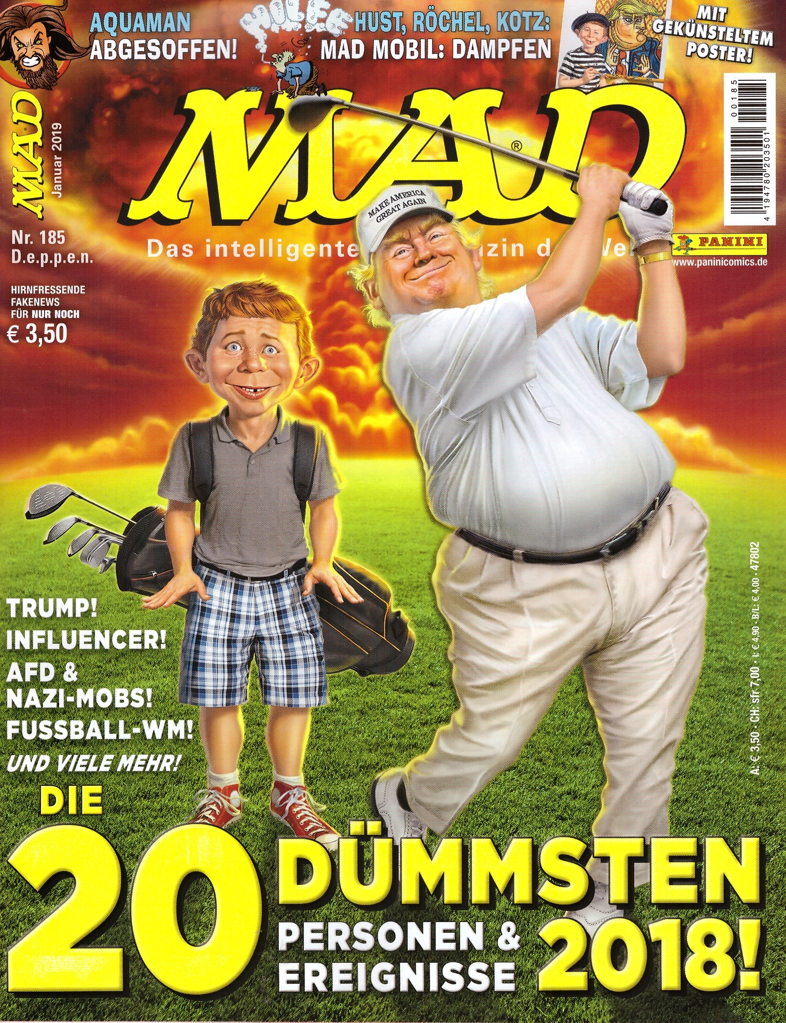 MAD Magazine #185 • Germany • 2nd Edition - Dino/Panini