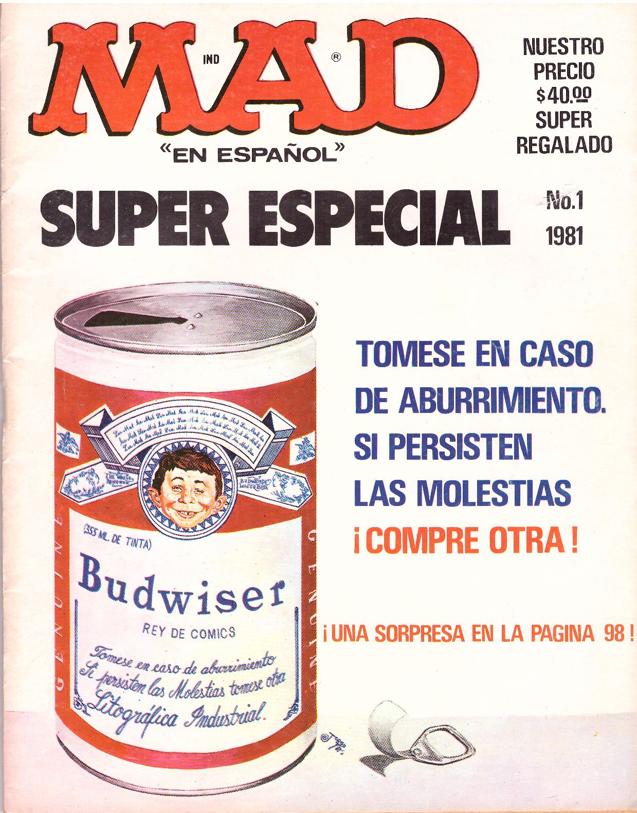 MAD Super Especial 1981 #1 • Mexico • 1st Edition - Lisa