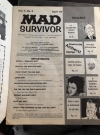 Image of School Yearbook MAD Survivor - Back Cover