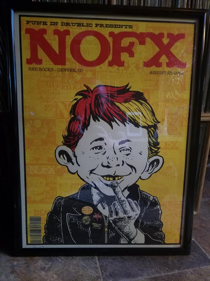 NOFX Concert Poster with Alfred E. Neuman • USA