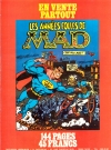 Image of L´Echo Des Savanes (with MAD Book promo) - Back Cover