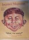 Image of Inquirer Magazine with Alfred E. Neuman Cover
