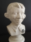 Image of Prototype Golden Alfred E. Neuman Bust - Side view