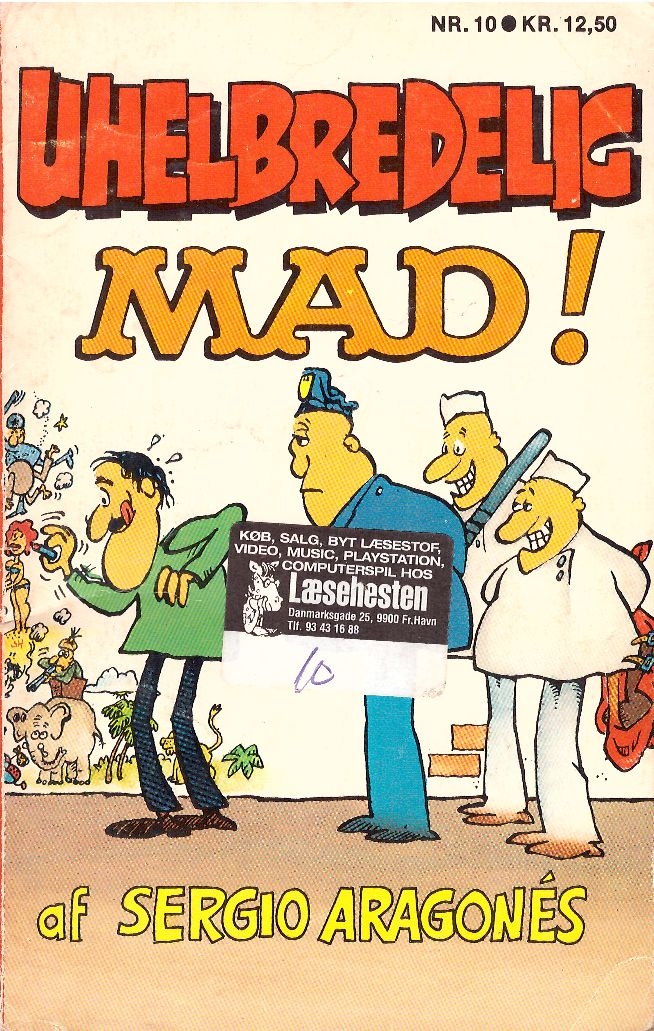 Uhelbredelig MAD! #10 • Denmark • 2nd Edition - Semic