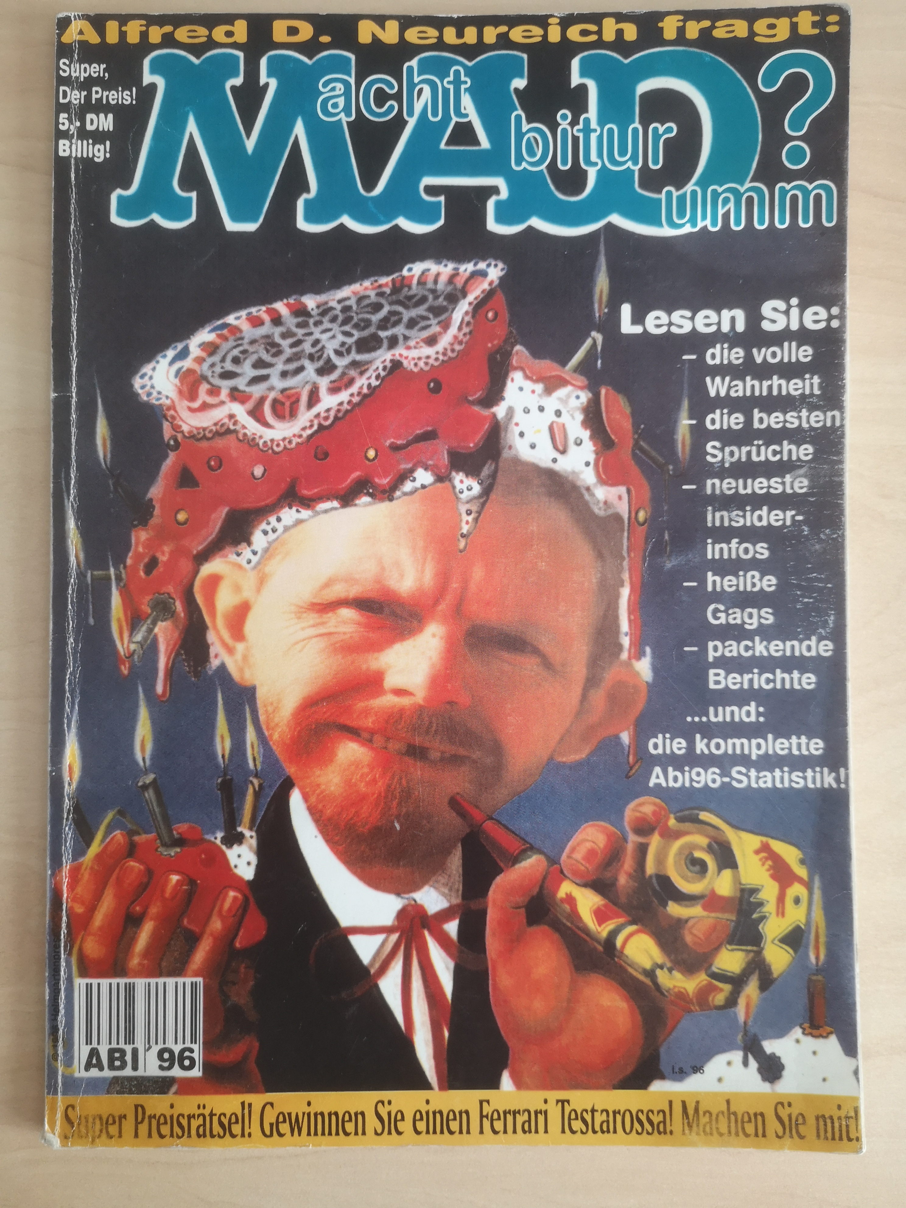 High School Yearbook "Abi - Zeitung" 1996 • Germany