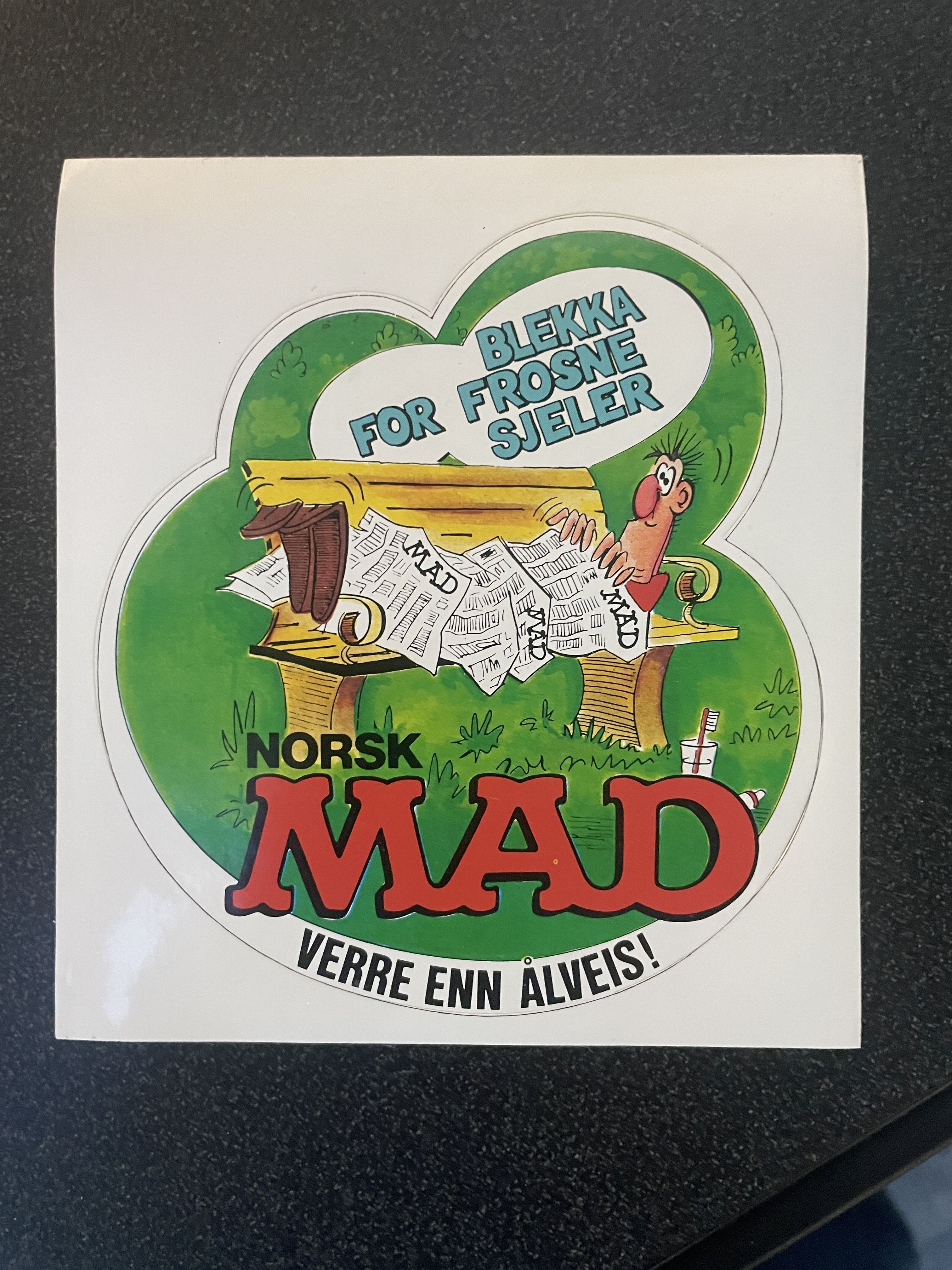 Norsk MAD Don Martin Sticker • Norway