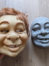 Image of Alfred E. Neuman Mask Mold (César Factory Collectible) - Compared with the finished mask