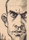 Image of Christopher Lloyd in "One Cuckoo Flew over the Rest", MAD #184, by Dick DeBartolo and Mort Drucker.