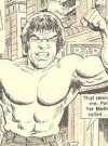 Image of Lou Ferrigno in the MAD article "The Incredible Bulk" by Angelo Torres and Lou Silverstone in MAD #204