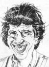 Drawn Picture of Garry Shandling