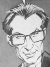 Drawn Picture of Christian Slater