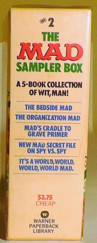 The MAD Sampler Box is a collection of wit, man! Paperback Gift set Side View