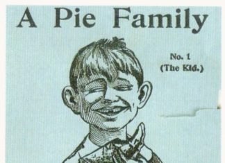 Atmore's Pie Family novelty card No.1 (The Kid.)