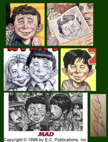 Alfred E. Neuman by Drew Friedman