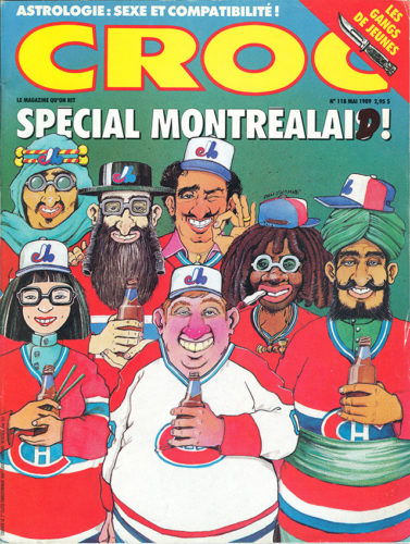 French Canadian Satire Magazine 'Croc'