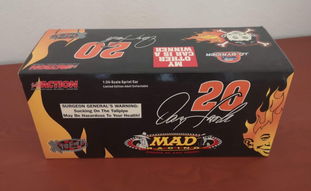 DANNY LASOSKI 2004 SPRINT CAR XTREME MAD MAGAZINE #20 J D BYRIDER